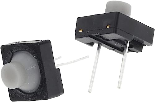 Interrupteur tactile 5H gel de silice bouton silencieux 8x8x5mm conducteur 2pin