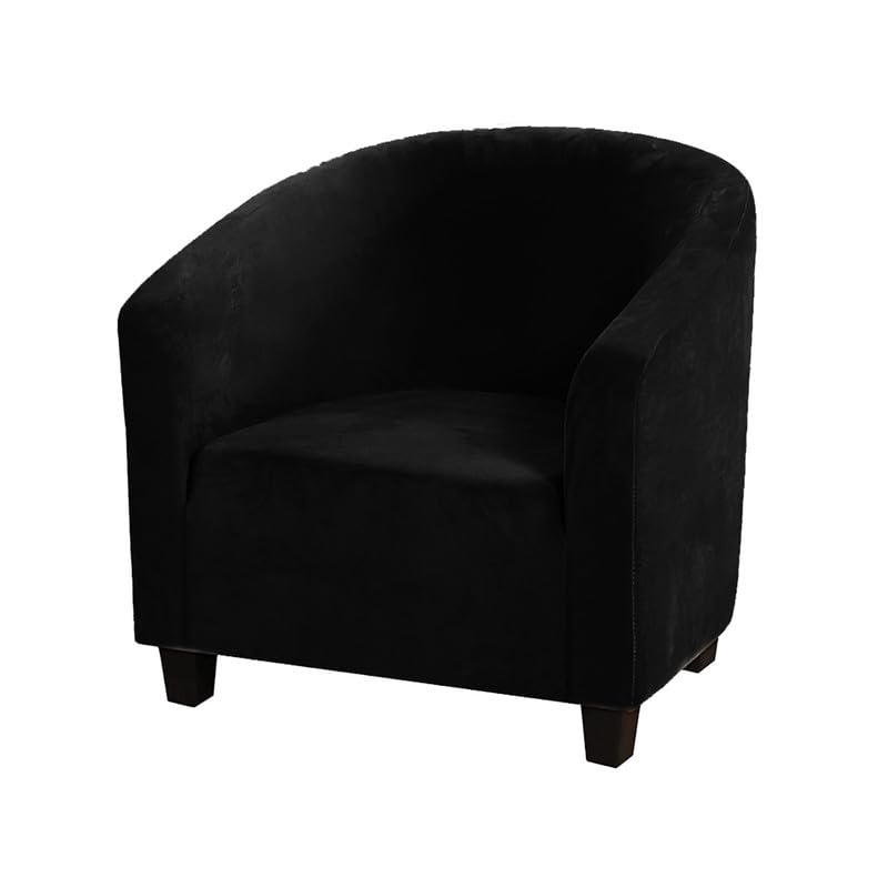 EURHOWING Velvet Tub Chair Slipcover