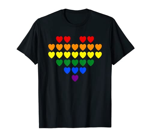 LGBTQ Gay Pride Month Rainbow Love is Love Maglietta