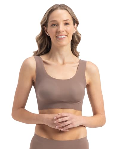 Image of Jockey 1839 Lounge Bra | Wirefree | Padded | Full Coverage | 360 Degree Stretch and Removable Pads | Microfiber Nylon Fabric