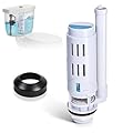 2-Inch Dual Flush Valve Replacement Kit for 2-Piece Toilets, Universal Toilet Flusher Replacement Kit with Gasket, Compatible with Glacier Bay, Kohler, American Standard, and Toto