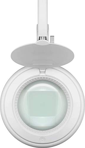 Goobay LED dimmbare Lupenleuchte, 1-9W; 127mm Glaslinse, 1,75x Vergrößerung, 3 Dioptrien, 860 Lumen – Bild 6