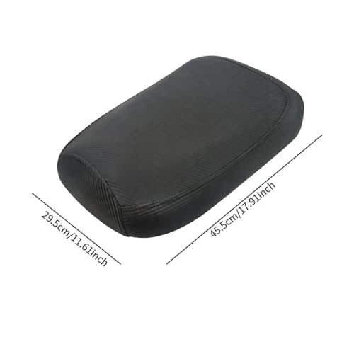 Cojín de asiento de motocicleta de cuero PU universal con piezas de esponja de absorción 2