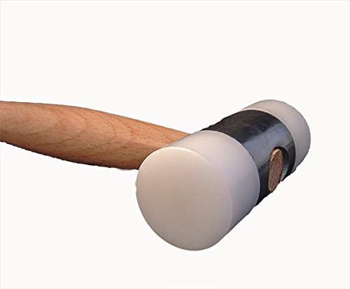 Mazbot Dual Nylon Head Mallet Hammer with 1" Diameter Faces - Thumbnail 3