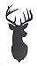 Deer Head Metal Silhouette