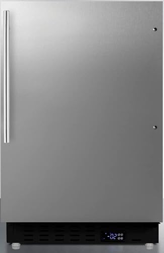Summit Appliance ALFZ37BCSSHV 2.7 cu ft Compact Freezer Stainless Steel