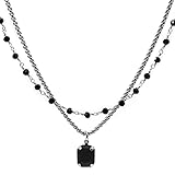 YOUQIANREN Collares en capas para mujer, joyería delicada de moda, pequeños regalos para adolescentes y niñas, collares de capas lindas cosas estéticas