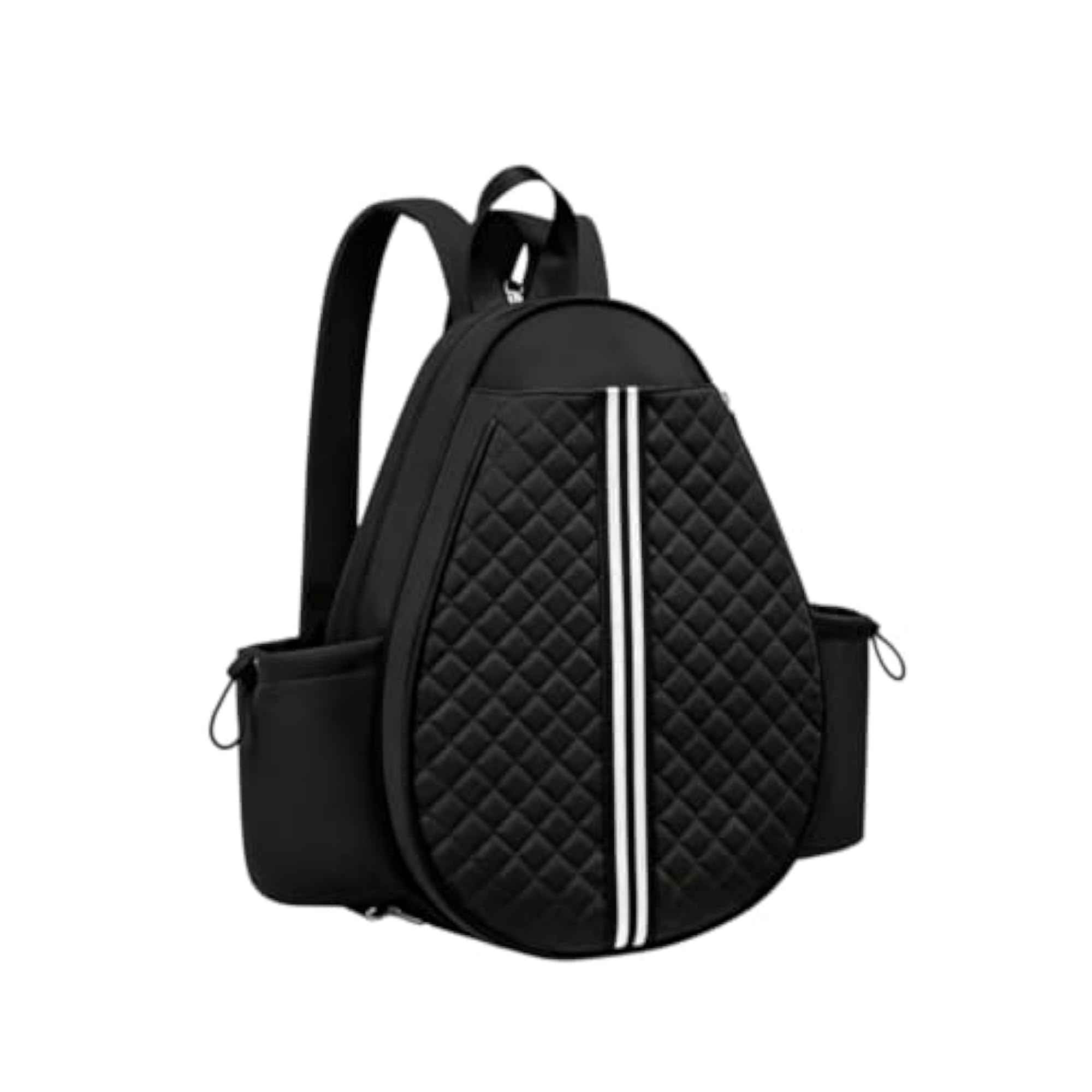 Adjustable Straps Quilted Tennis Backpack