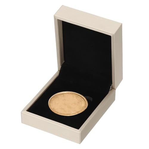 Caja para exhibir monedas PATIKIL tono dorado miniatura 1