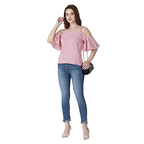 Image of GRECIILOOKS Women's Regular Fit Tops | Tops for Women | Tops for Jeans for Women | Top for Women | One Piece Dress for Women | Western Tops for Women Stylish