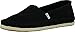TOMS Mens Alpargata Classic Slip On Casual Shoes - Black - Size 9.5 D