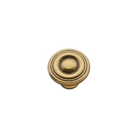 Hickory Hardware P14402-LB 1-1/8-Inch Conquest Cabinet Knob, Lustre Brass Cover