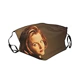 The X-Files Masque anti-poussière réglable pour adulte avec boucles d'oreilles...