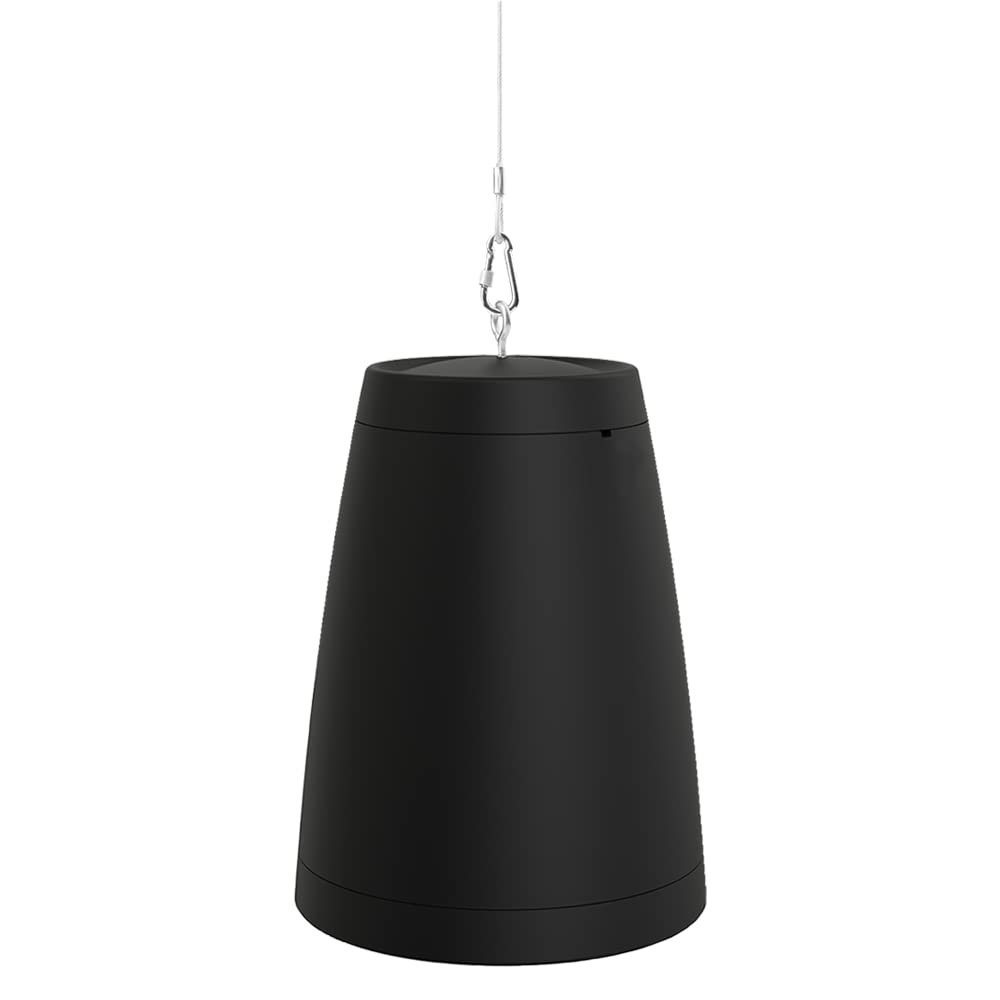 Nero Arc 8 Inch Professional Hanging Pendant Subwoofer 300W, 8” Graphite Cone, Safety Cable Suspension, Hardware Included (Black)