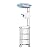 Toilet Paper Holder Stand Bathroom Toilet Tissue Roll Holder with Shelf Freestanding Storage Phone/ Wipe/ Mega Rolls-Shining Chrome