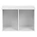 IRIS CX-2 Wood, Bookshelf Storage Shelf, Bookcase, 2-Tier, White