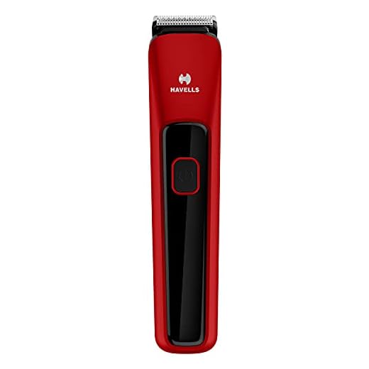 Havells BT5111C Cordless Beard Trimmer with Comb (Black & Red)