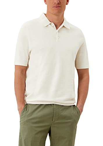 s.Oliver Men's Pullover Kurzarm, wollweiß, L