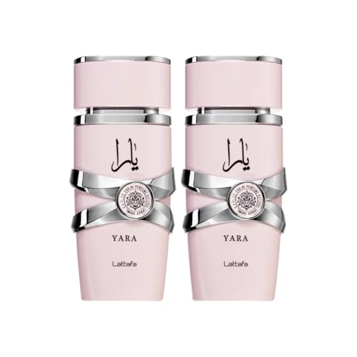 Lattafa Yara for Women Eau de Parfum Spray, 100 ml (2 Stück)