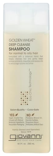 GIOVANNI Eco Chic Golden Wheat Deep Cleanse Shampoo, 8.5 oz (3 Pack) image 4
