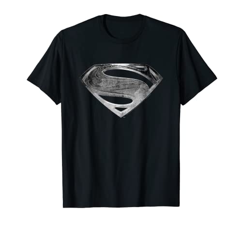 Zack Snyder's Justice League Superman Symbol Black Suit Camiseta
