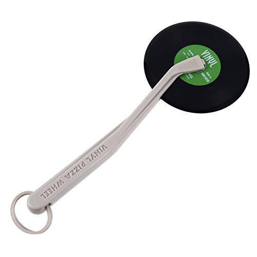 Ciieeo 1Pc Creative Vintage Vinyl Record Pizza Cutter Unique Kitchen Baking Tool Practical Bread Slicing Gadget for Home Bakery Use Serrated Design for Sharpness Reduced Food Waste