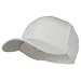 Extra Size Fitted Cotton Blend Cap - White