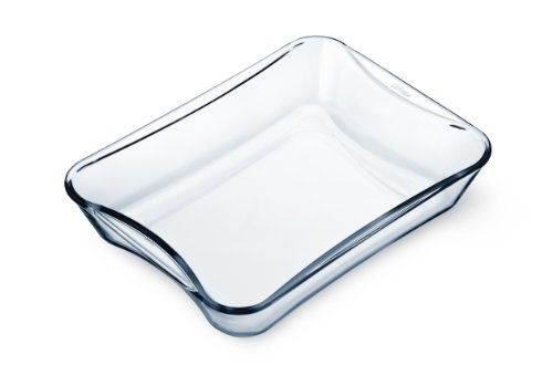 Simax 7216 Fuente Rectangular 2,5 Litros, 2.5 Litros, Vidrio, Transparente