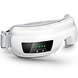 Eye Massager with Heat, Heated Eye Mask Massage for Migraines with Bluetooth Music, Compression, Reduce & Relax Eye Strain, Dark Circles, Dry Eyes - Improve Sleep Ideal Gifts for Mom Dad