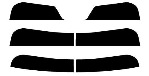 TRUE LINE Automotive Nano Ceramic Front Windshield Tint Strip, for Windshield Sun Visor Only - Customize Shade: 5%, 20%, 35%, 50% - Pre-Cut Ceramic Tinting Film Kit - Superior Heat Reduction
