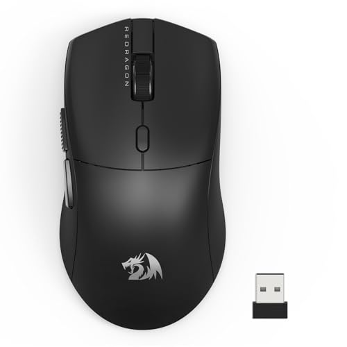 Mouse Gamer Wireless/Bluetooth Redragon Standard M815-STD 1200DPI 6 Botões Preto