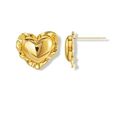 Gold Heart Earrings