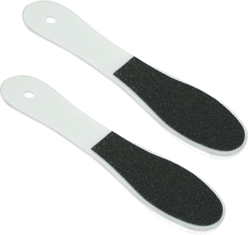 2 Pieces Double-Sided Foot File Foot Rasp File Dead Skin Remover Foot Scrubber Hard Skin Remover Foot Care for Wet and Dry Cracked Feet