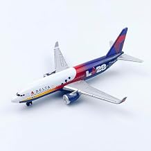 Airplane Model, Delta L-28 Die-cast Metal Planes Aircraft Suitable for Collection and Desktop Decor