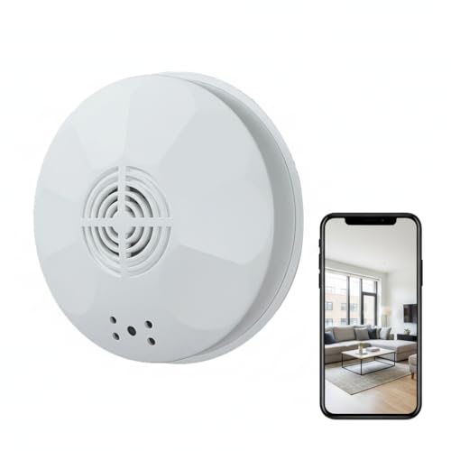 ULar 1080P FHD Security Camera with Built-in Large Capacity Battery, WiFi Remote Viewing, HD Night Vision, Ceiling/Wall Mount, Motion Detection, Local Recording with 32GB SD Card Included No Audio