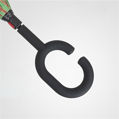 Paraguas a prueba de viento plegable antiviento con doble capa resistente 3