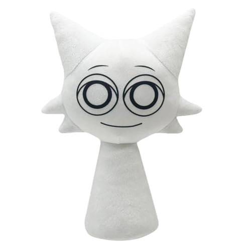 Kouipoie 9.8' Sprunki Peluche,Peluches Divertidos De para Fans De Juegos,SúPer Suave Juguete De Peluche Coleccionable, CumpleañOs para NiñOs,NiñAs Y Fans De 4 5 6+AñOs. (Blanco)
