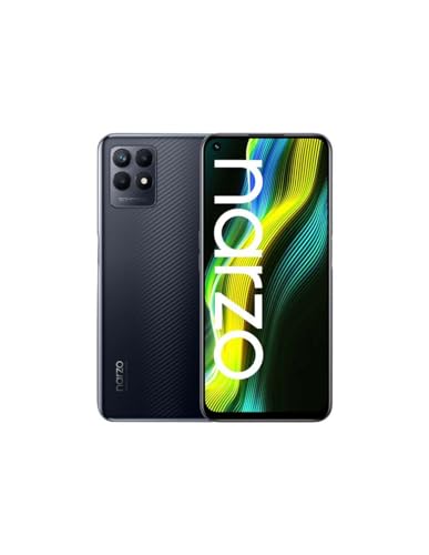 Smartphone realme Narzo 50 avec emplacement pour 3 cartes pratiques