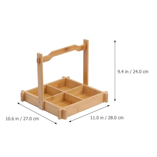 Plato de postre multipropósito con 4 compartimentos miniatura 2