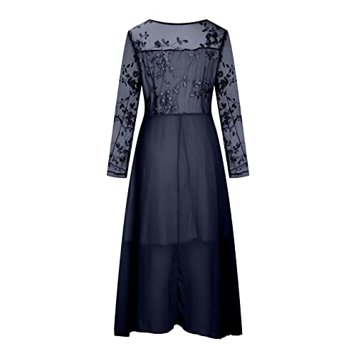 Robe pour occasions spéciales silhouette affinée patchwork et col V