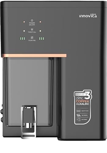 Aqua Innovica - RO Water Purifier | RO + UV + UF + Copper + Zinc + Alkaline + TDS Controller | 9L Storage | Multi-Stage Water Purifier for Home | Black-image-22