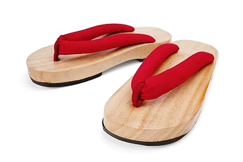 Image of Japanese Wooden Clogs Geta Slippers