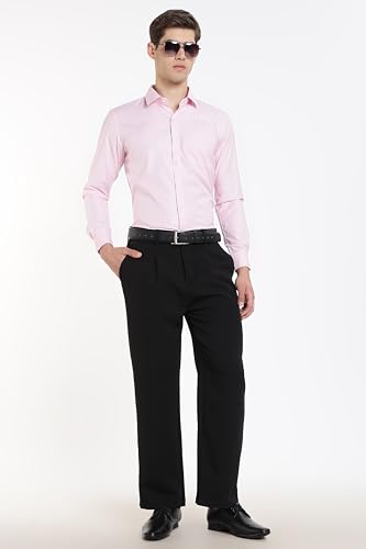 Image of Men's Solid Formal Shirt | Premium Cotton Rich Full Sleeves Shirt | Comfort Fit Office Wear Shirt with Single Chest Pocket | Stylish Casual & Formal Shirt for Men
