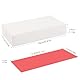 Dental BasePlate Wachs 20pcs, Rosa Kieferorthopädie-Wachsblatt für Labormodellierung Guss, Red Utility Prothesenwachs