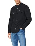  Lee Lee Western Shirt, Camisa, Hombre, Negro (Black A01), Small