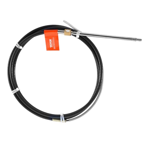 VEVOR 16 Boat Steering Control Cable 3/4 Standard Tapered Shaft Alloy Marine-Grade Material for Yachts Fishing Boats and Other Waterborne Vehicles