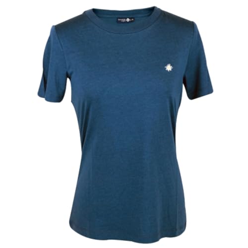T-shirt Edelweiß Sommerfrische Dunkelpetrol XXL fini les hauts d'été trop serrés