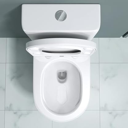 doporro Design Stand WC Toilette bodenstehend Tiefspüler mit Silent-Close spülrandlose Toilette spülrandloses WC Aachen304T – Bild 5