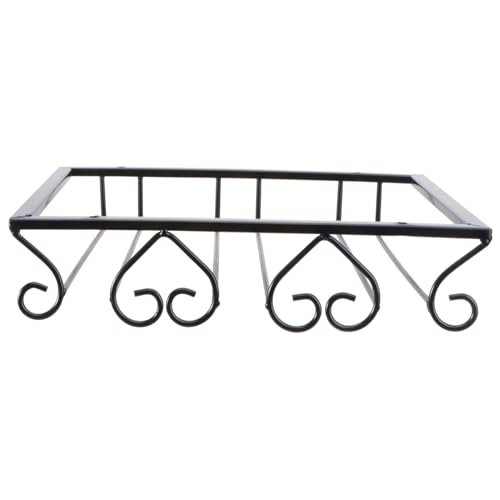 DECHOUS 1Pc Black Hanging Cup Rack Creative Upside Down Wine Goblet Holder for Home Bar Kitchen Restaurant Use Design for Housewarming Special Occasions