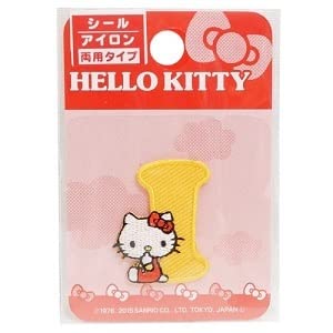 Amazon.co.jp: ワッペン キティ アルファベット I イニシャル キティ